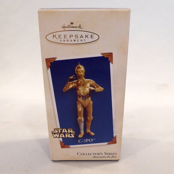 NEW 2003 HALLMARK STAR WARS C-3PO DROID HOLIDAY CHRISTMAS ORNAMENT - Picture 2 of 12